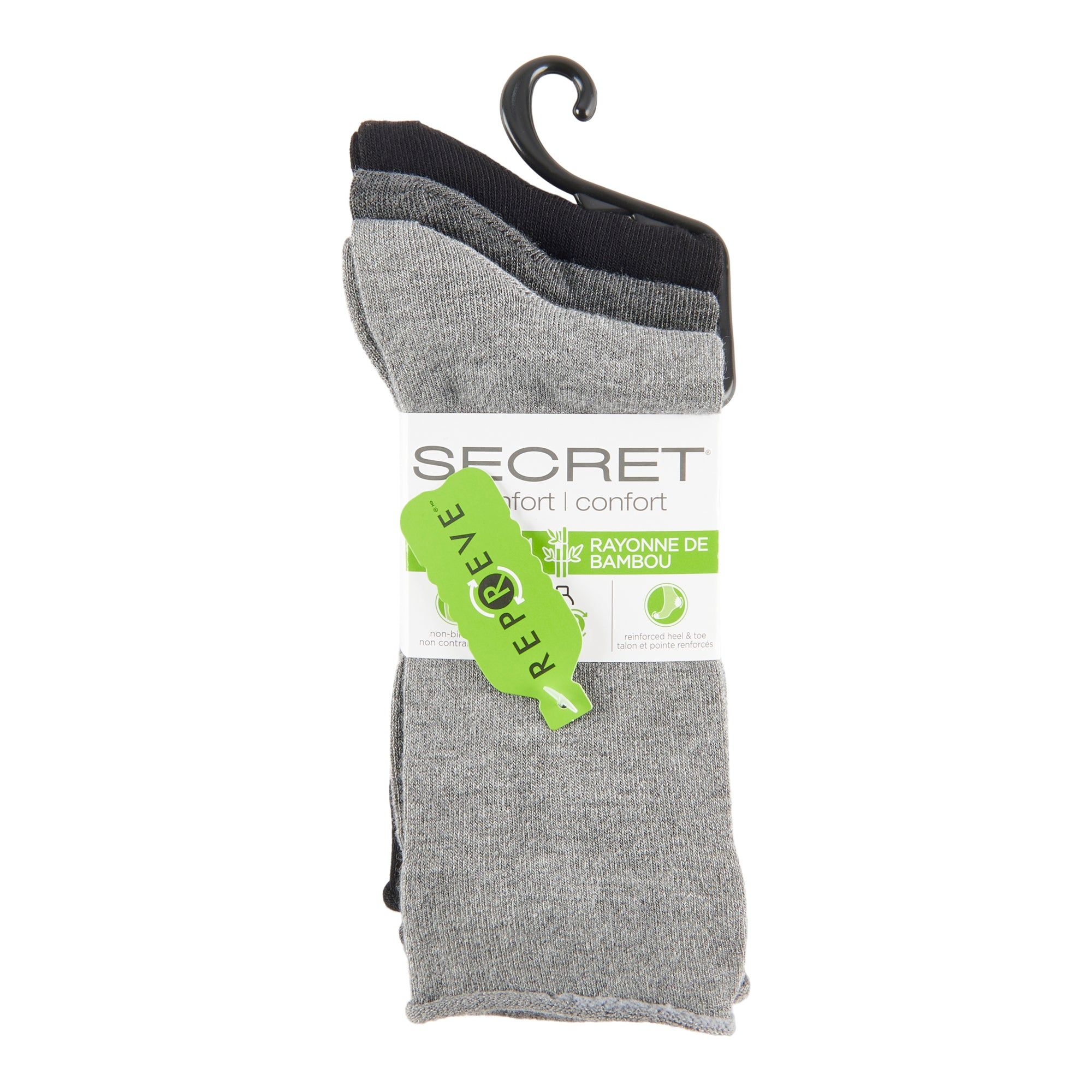 Women's Secret Bamboo Socks, 3-pack sold by Giant Tiger