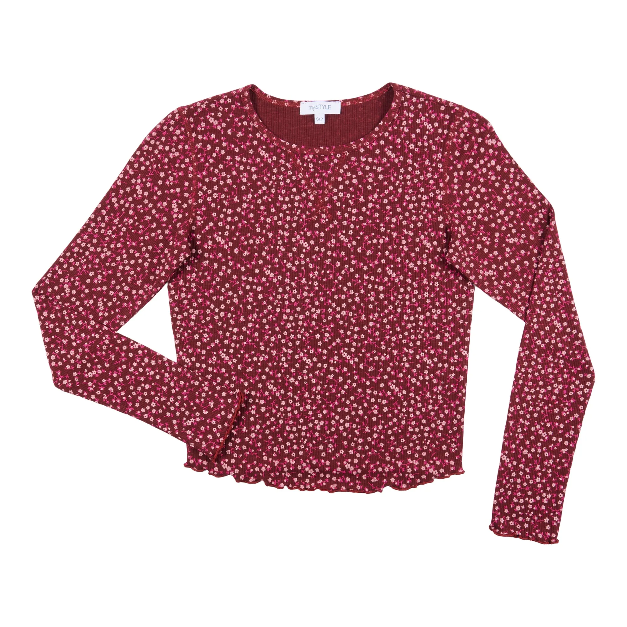 mySTYLE Women's Long Sleeve Wavy Hemline Top sold by Giant Tiger product image thumbnail 2