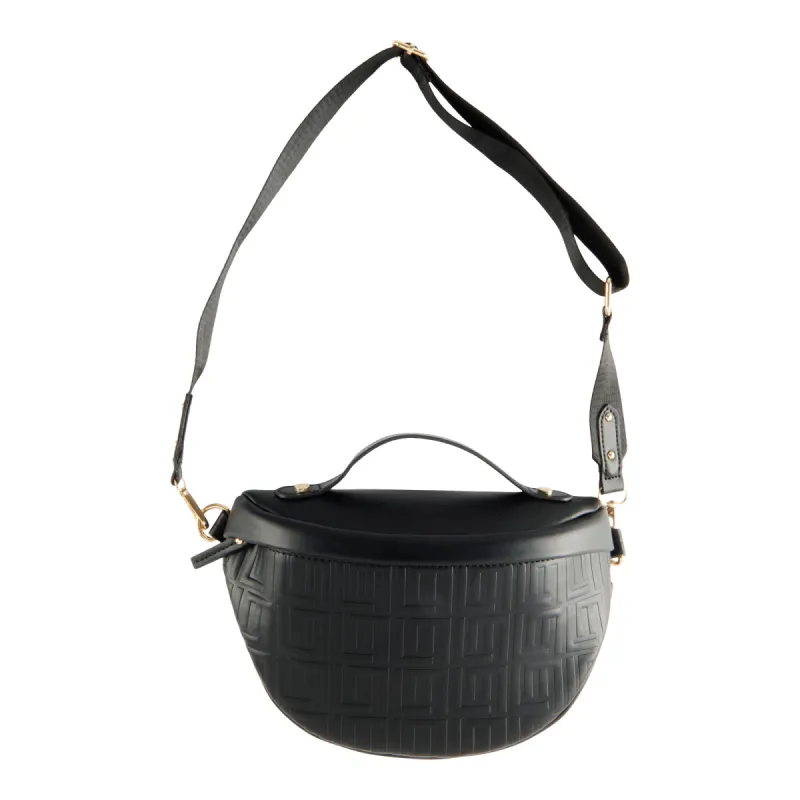 lily morgan Women's Polyurethane Leather Belt Bag, Black sold by Giant Tiger