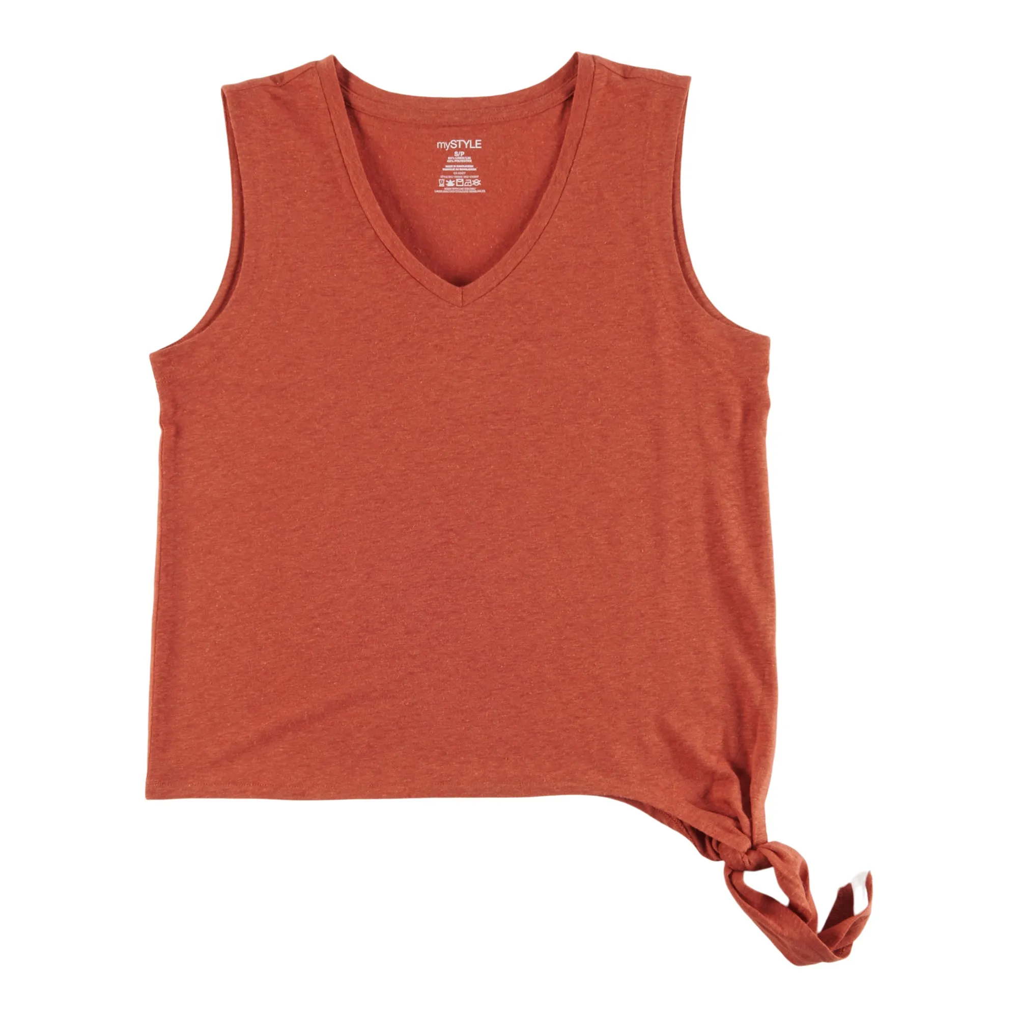 mySTYLE Women's Festival Tank Top with Side Ties sold by Giant Tiger