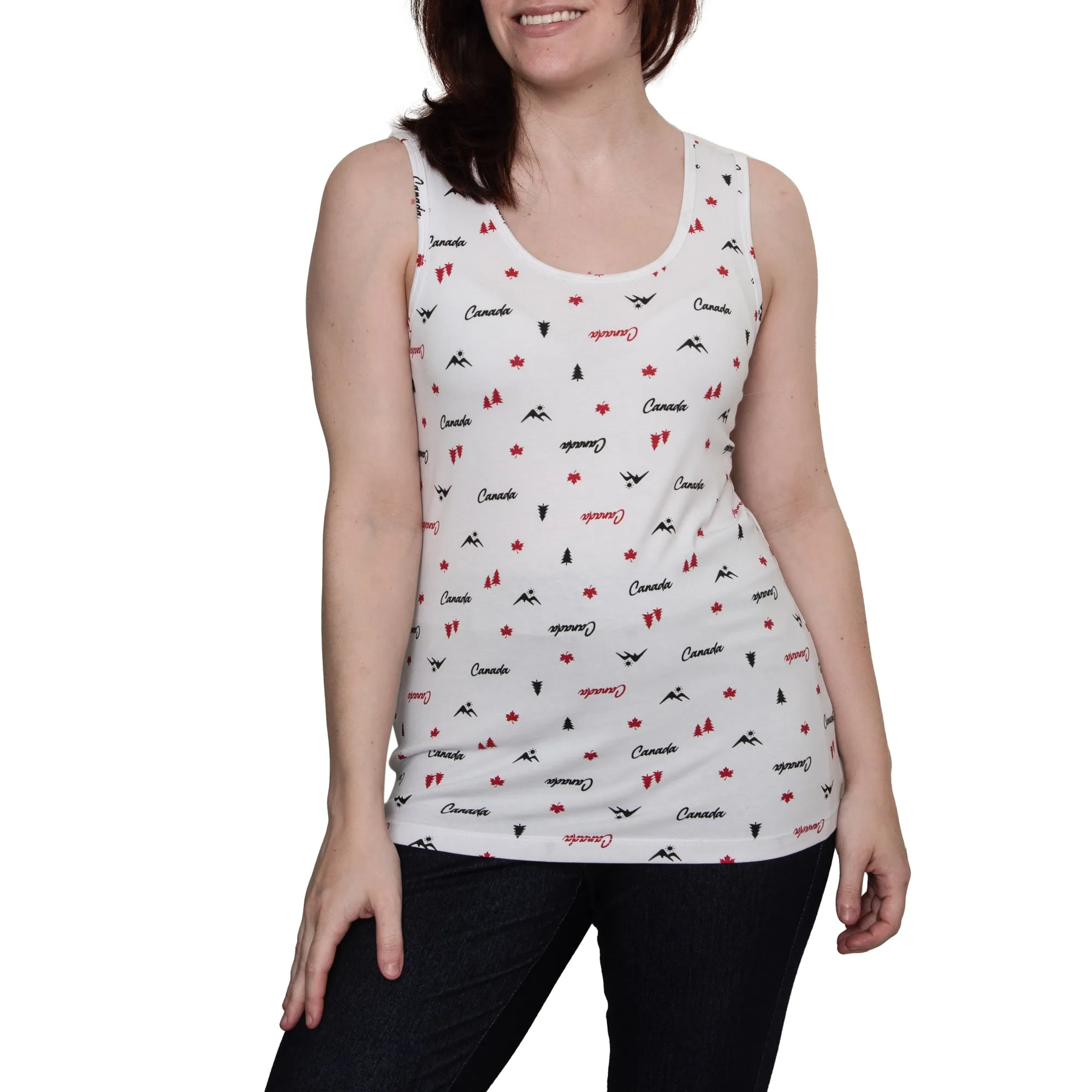 Canada EH Women's All-Over Print Tank Top sold by Giant Tiger product image thumbnail 3