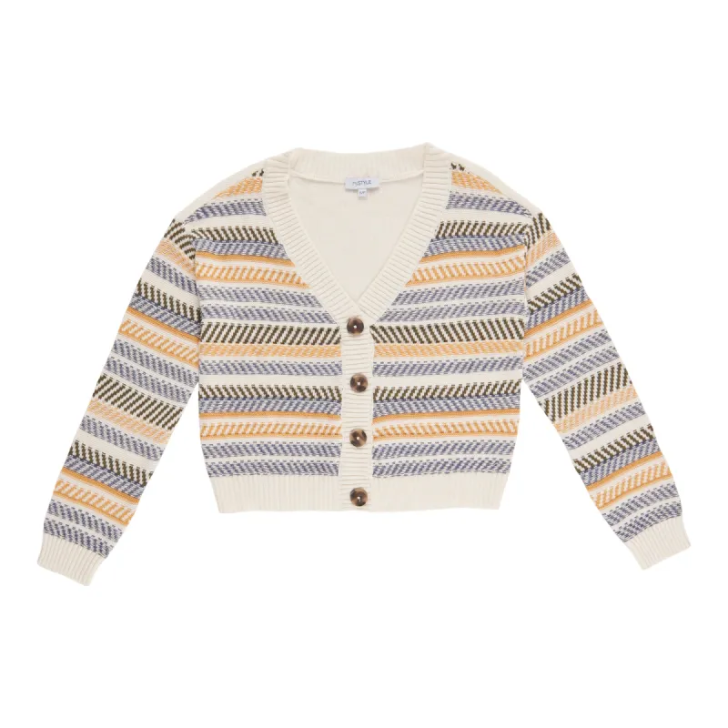 mySTYLE Women's Striped Cardigan sold by Giant Tiger