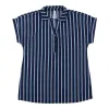 Women's Collared Short Sleeve Blouse with Rolled Sleeves sold by Giant Tiger