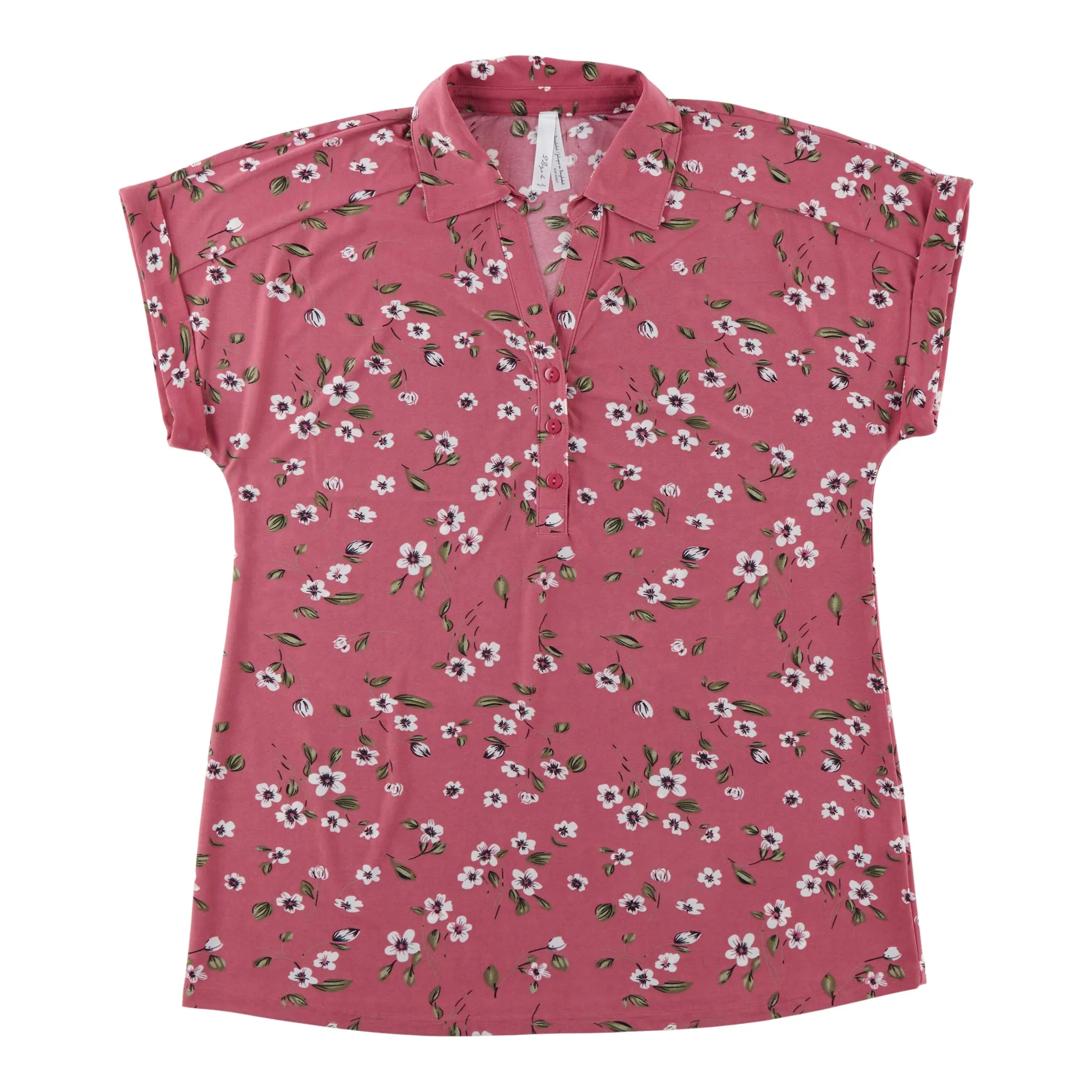 Women's Collared Short Sleeve Blouse with Rolled Sleeves sold by Giant Tiger product image thumbnail 3