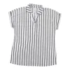 Women's Collared Short Sleeve Blouse with Rolled Sleeves sold by Giant Tiger