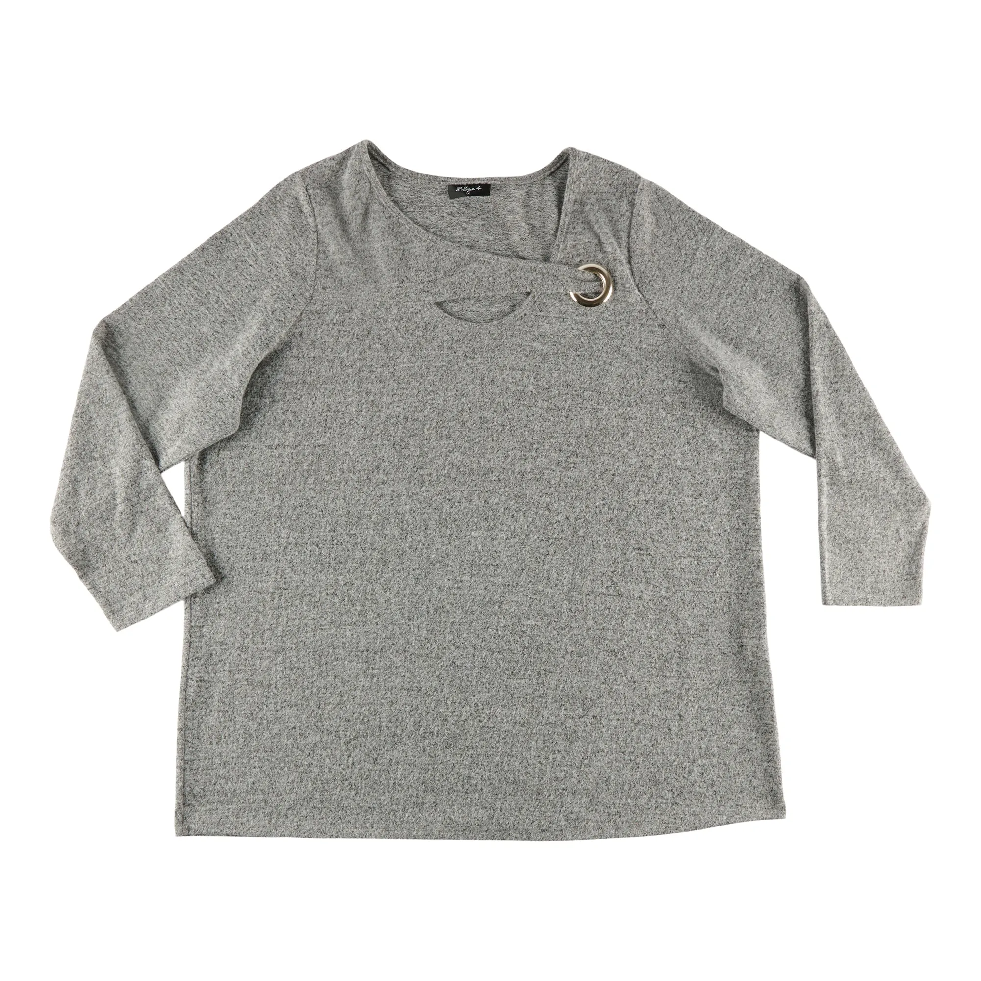 Women's Plus Long Sleeve Top with Keyhole sold by Giant Tiger