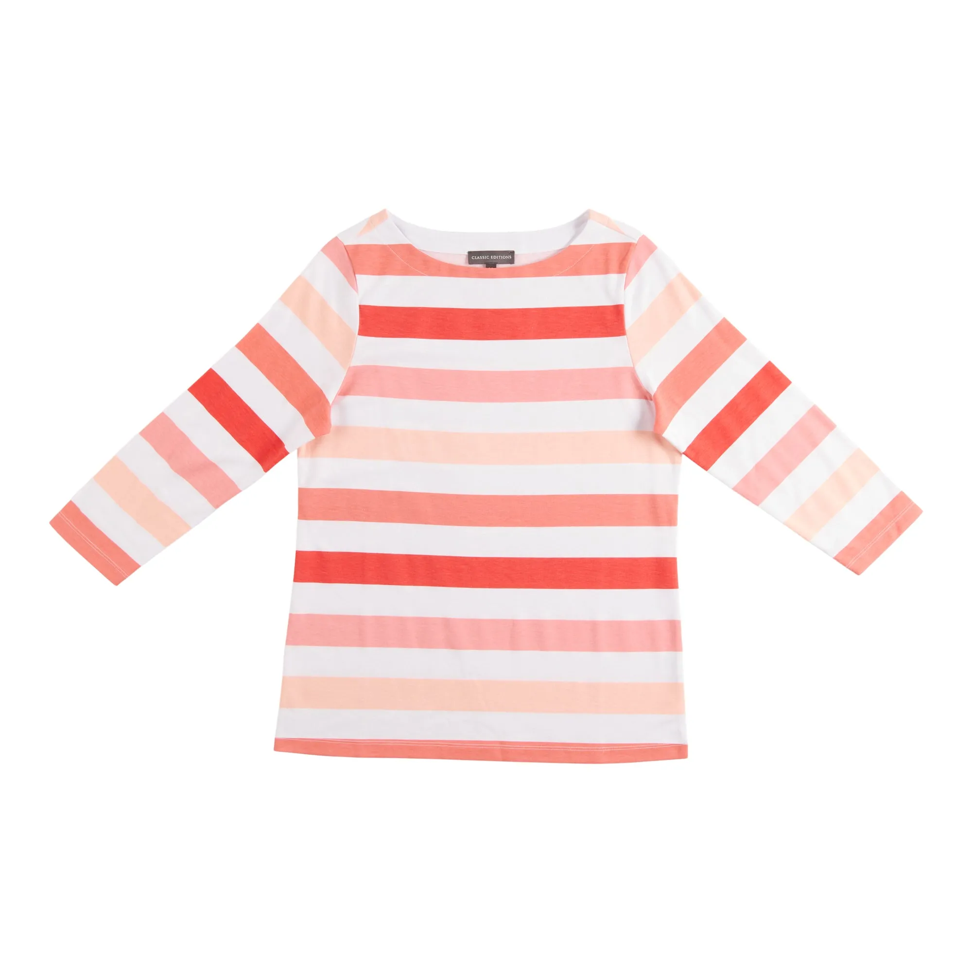 Classic Editions Women's Spring View Boat Neck Top with 3/4 Sleeves sold by Giant Tiger product image thumbnail 3