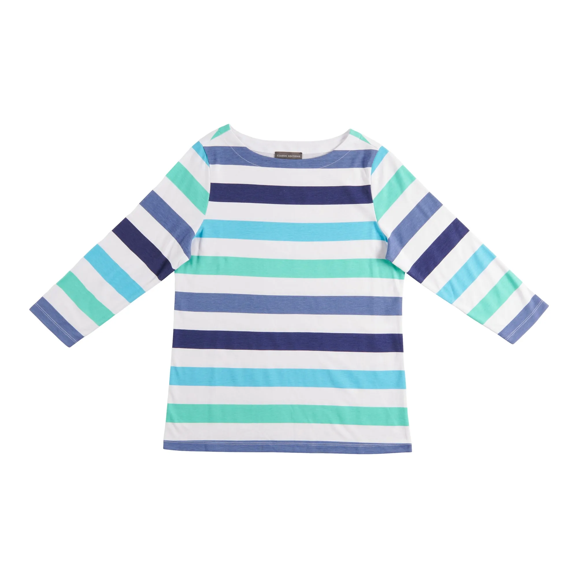 Classic Editions Women's Spring View Boat Neck Top with 3/4 Sleeves sold by Giant Tiger product image thumbnail 2