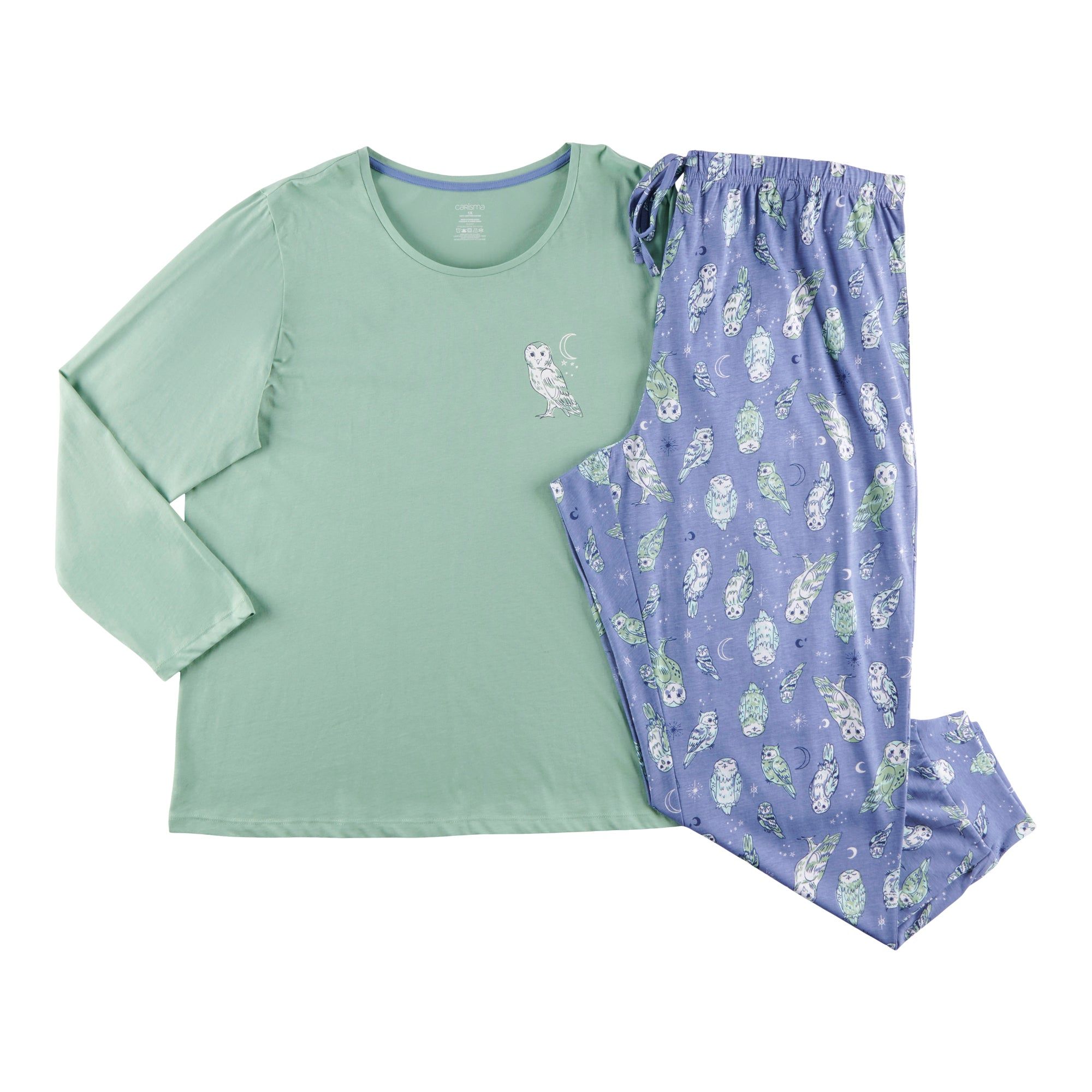 Carisma Women's Plus Cotton PJ Jogger Set, 2-Pieces sold by Giant Tiger product image thumbnail 2