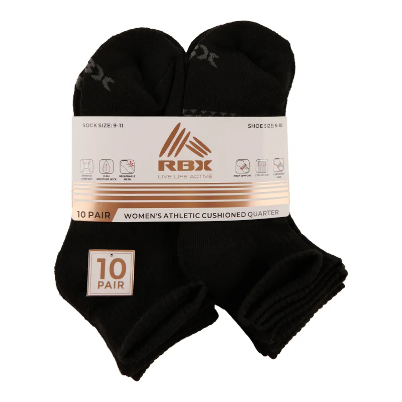 Women's Branded Sport Ankle Socks, 10-Pack sold by Giant Tiger