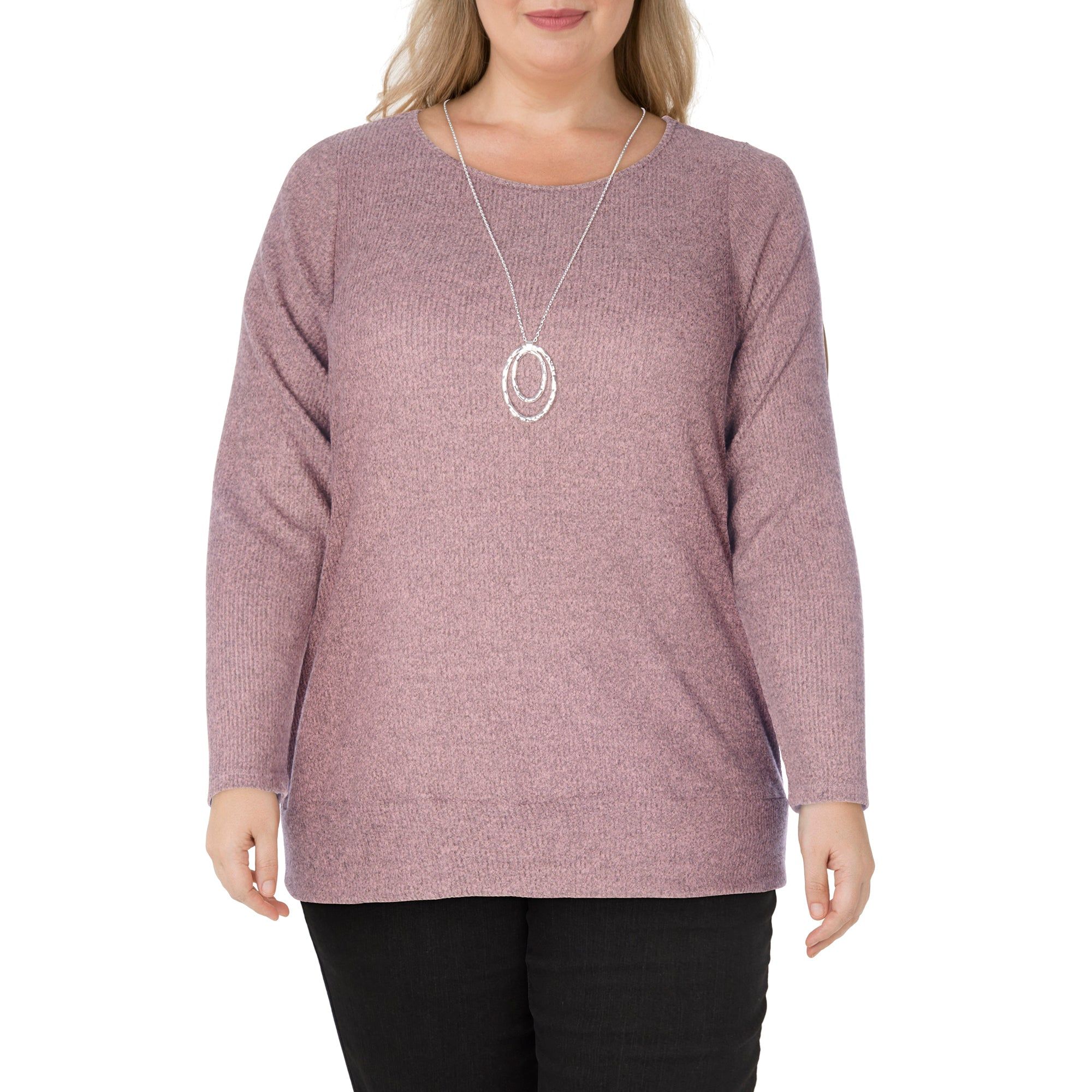 lily morgan Women's Plus Round-Neck Blouse sold by Giant Tiger product image thumbnail 5