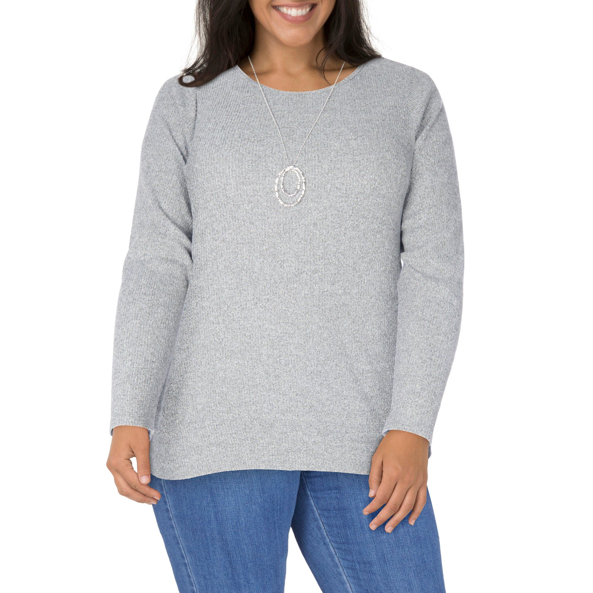 lily morgan Women's Plus Round-Neck Blouse sold by Giant Tiger