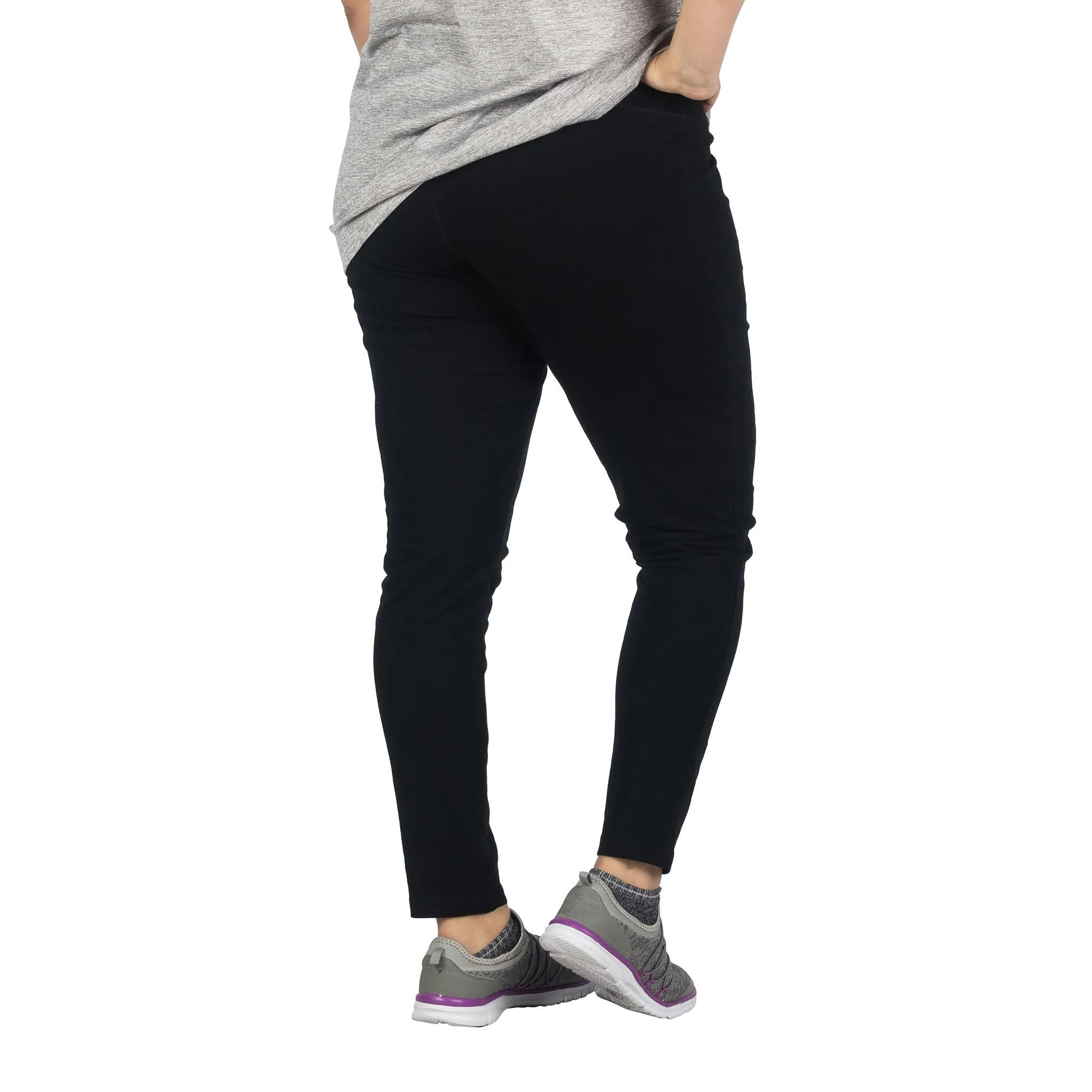 ACX Active Women's Plus Mid-Rise Yoga Leggings with Comfort Waistband, Black sold by Giant Tiger product image thumbnail 2