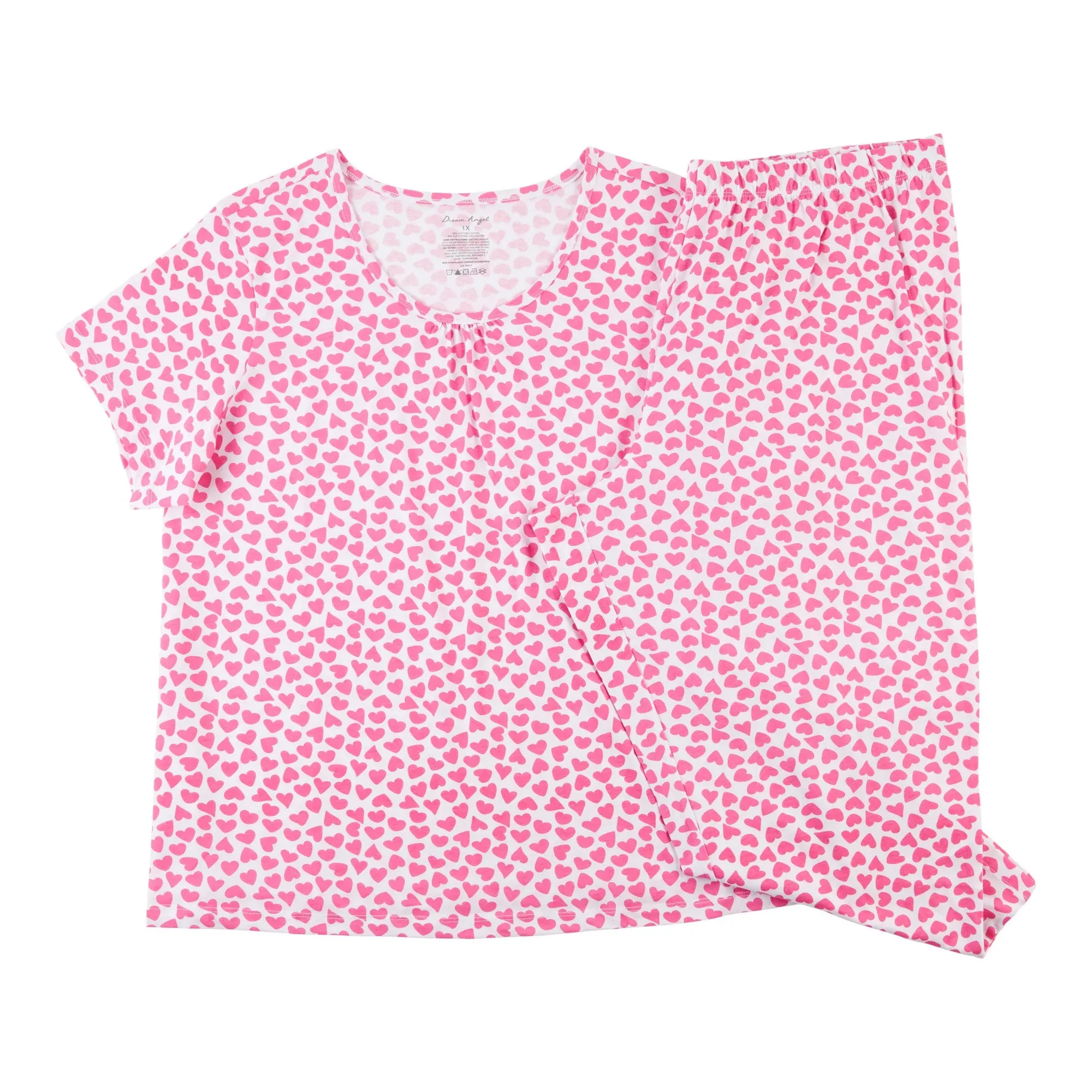 Women's Plus Knit Capris PJ Set, 2-Piece sold by Giant Tiger product image thumbnail 4