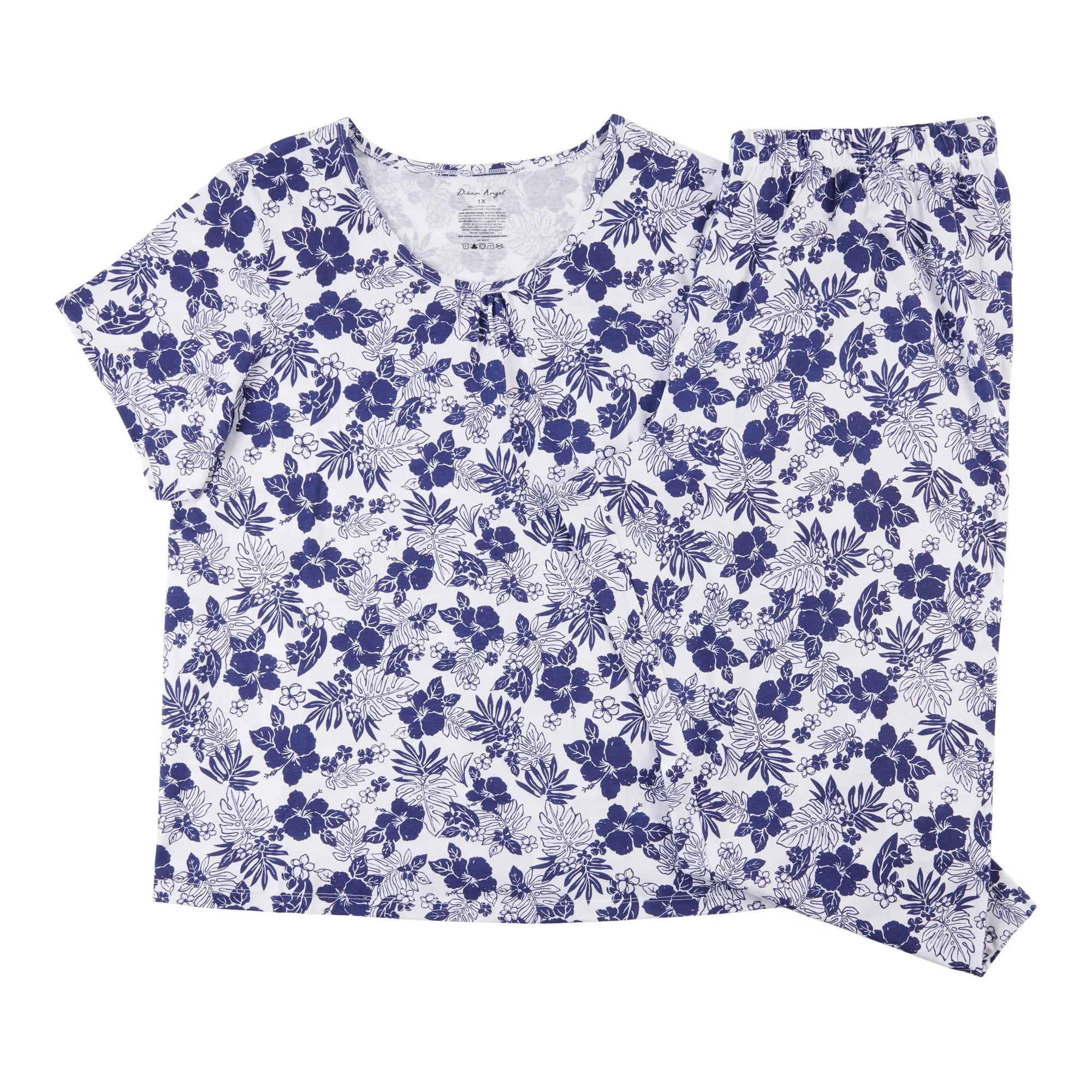 Women's Plus Knit Capris PJ Set, 2-Piece sold by Giant Tiger product image thumbnail 2