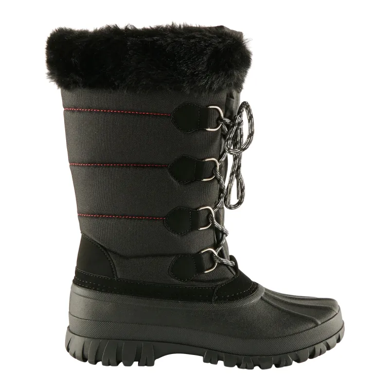 La Neige Woman's Tall Winter Boots, Black sold by Giant Tiger