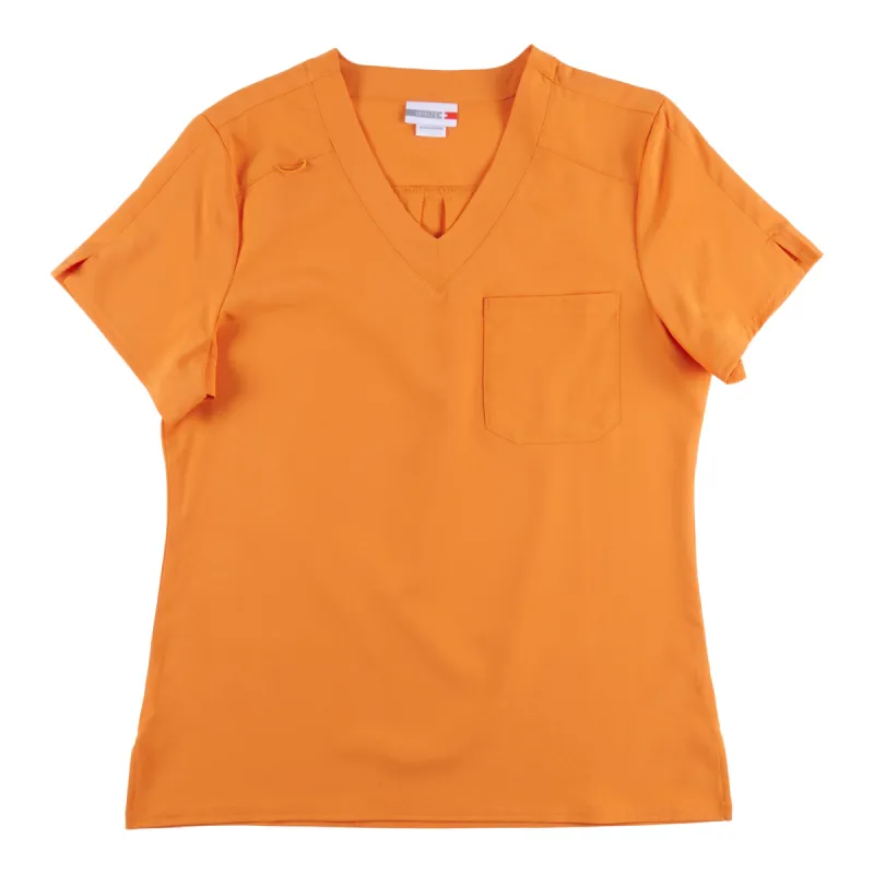 Women's Fall Refresh Light-tech Solid V-Neck Scrub Top sold by Giant Tiger