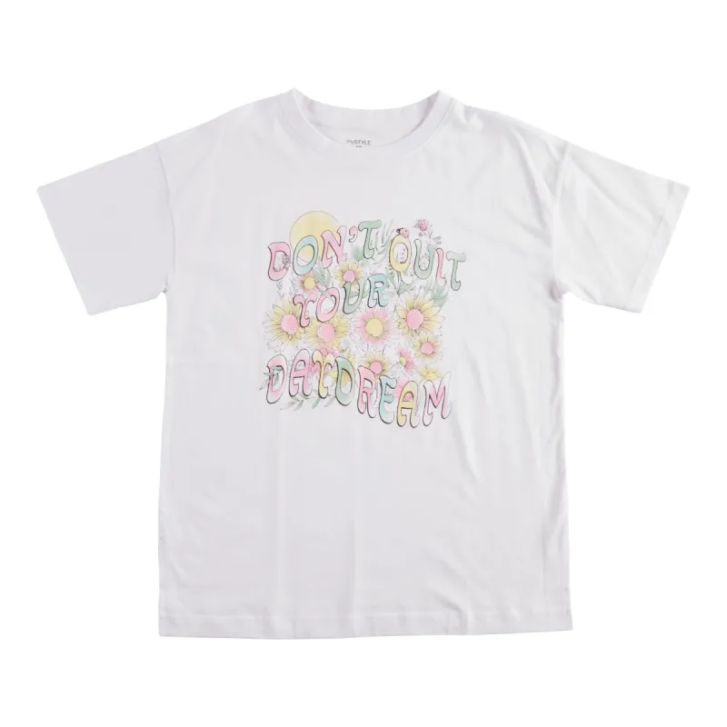 mySTYLE Women's Seaside Screen Printed Boyfriend T-Shirt sold by Giant Tiger