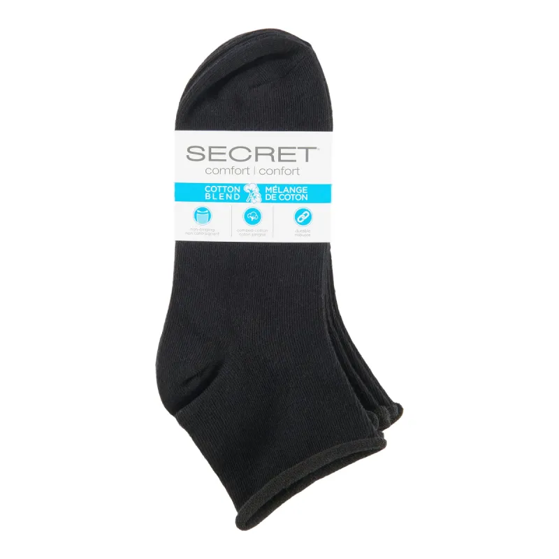 Women's Secret Cotton Socks, 3-pack sold by Giant Tiger