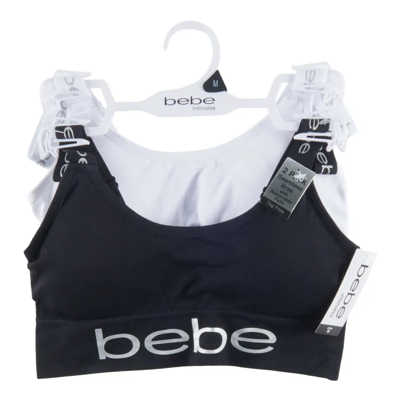 Bebe Women's Racerback Sport Bra, 2-Pack sold by Giant Tiger