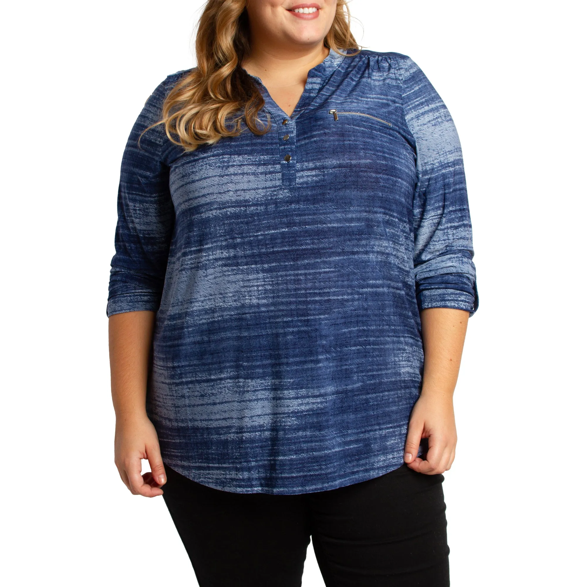 mySTYLE Women's Plus Denim Top - 1X-3X sold by Giant Tiger product image thumbnail 3