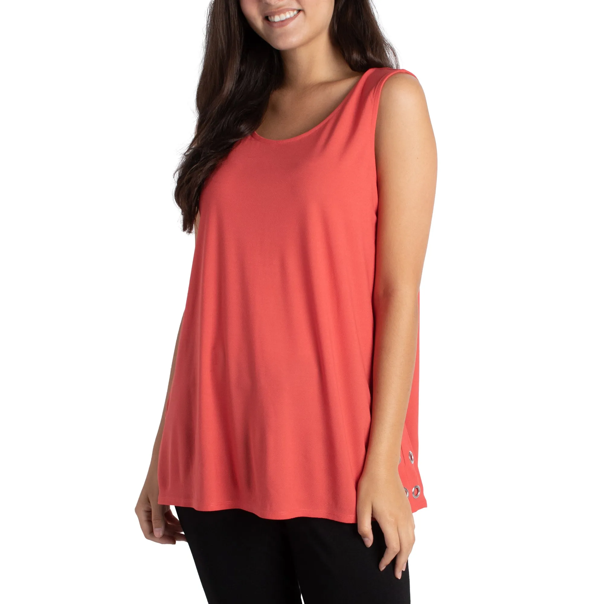 lily morgan Woman's Solid Grommet Top sold by Giant Tiger product image thumbnail 3