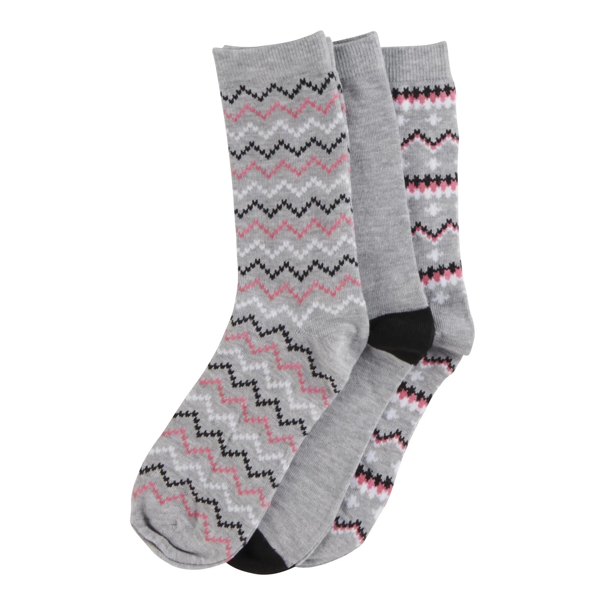 Carisma Women's Crew or Ankle Socks, 9 to 11, 3-Pack sold by Giant Tiger product image thumbnail 2