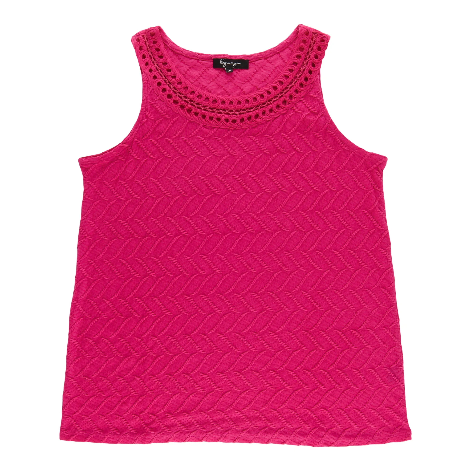 lily morgan Women's Exotic Crochet Neck Cami sold by Giant Tiger product image thumbnail 3