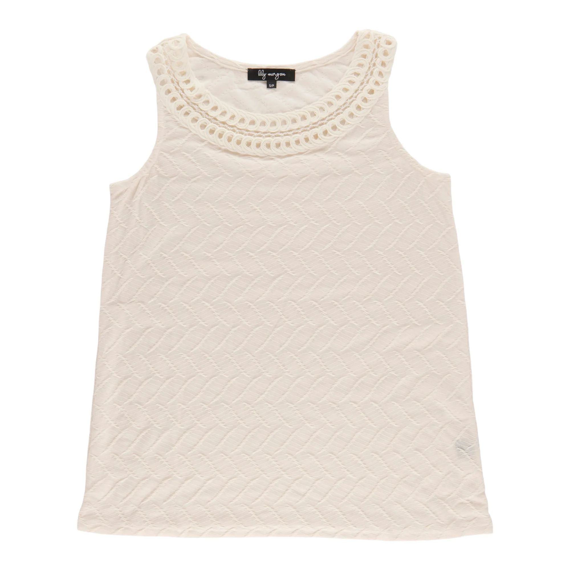 lily morgan Women's Exotic Crochet Neck Cami sold by Giant Tiger