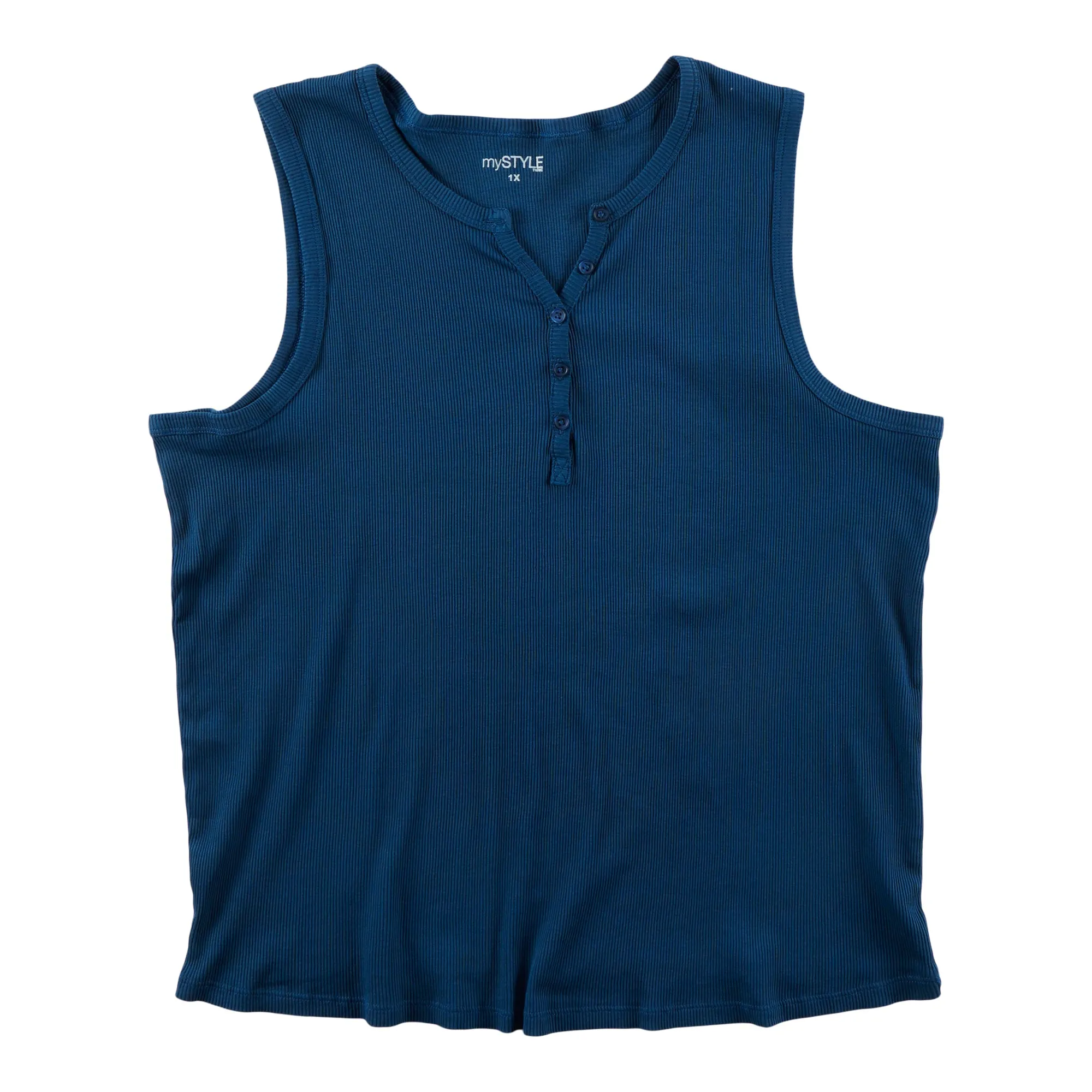 mySTYLE Women's Plus Ribbed Tank sold by Giant Tiger product image thumbnail 2