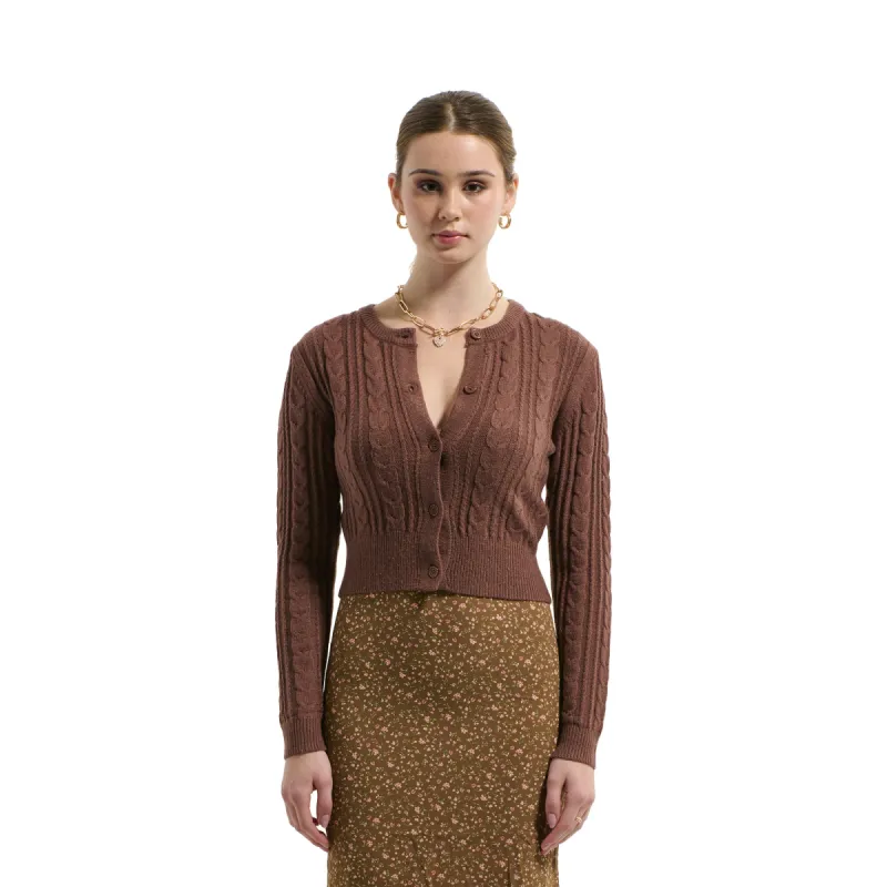 Women's Cable Cardigan Sweater sold by Giant Tiger