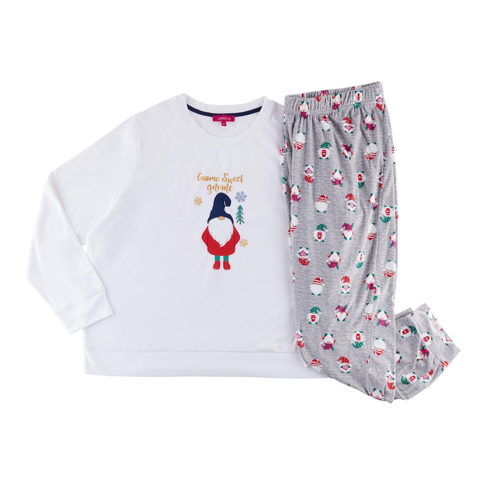 Comfy Cozy Women's Plus Bunny Fleece PJ Set, 2-Piece sold by Giant Tiger