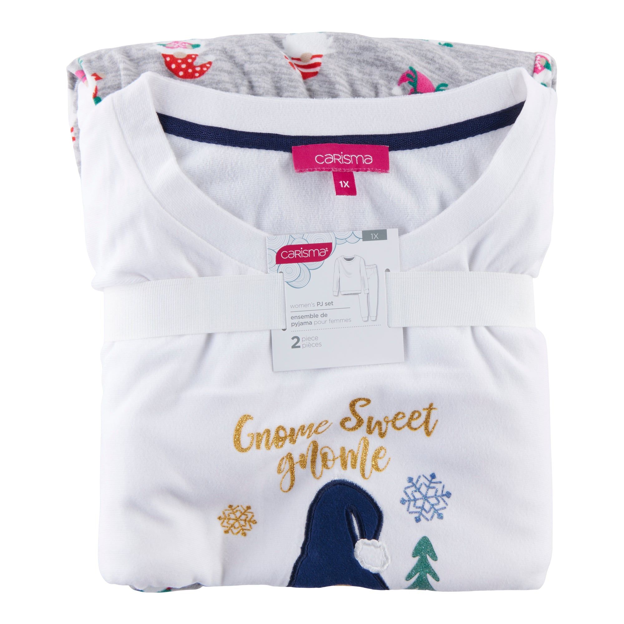 Comfy Cozy Women's Plus Bunny Fleece PJ Set, 2-Piece sold by Giant Tiger product image thumbnail 2