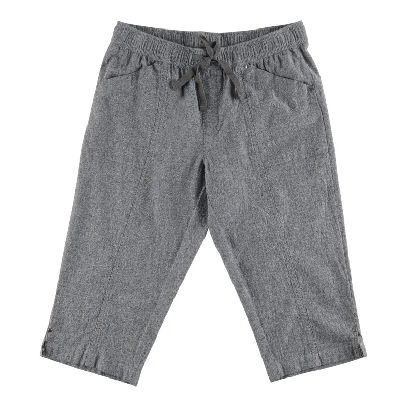 Classic Editions Women's Summer Look Mix Crinkle Capri Bottoms sold by Giant Tiger