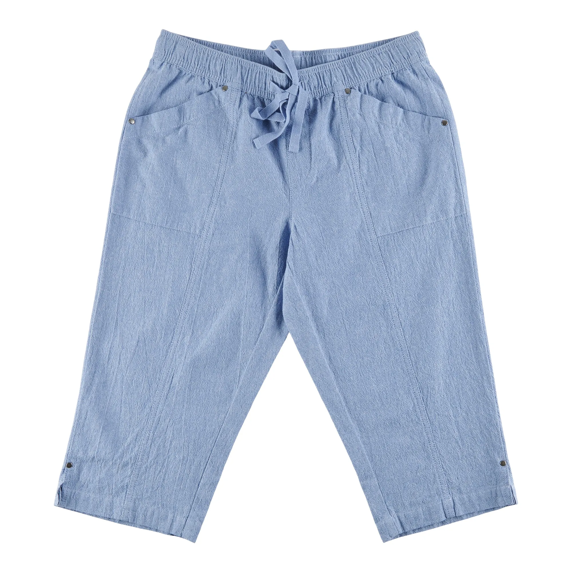 Classic Editions Women's Summer Look Mix Crinkle Capri Bottoms sold by Giant Tiger product image thumbnail 2