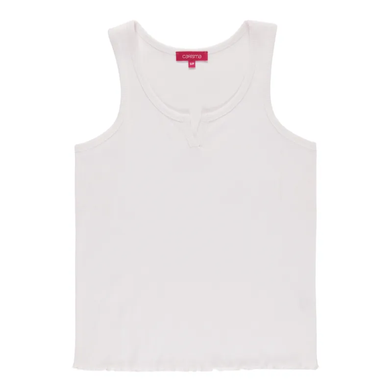 Carisma Women's Sleeveless Ribbed PJ Tank Top sold by Giant Tiger