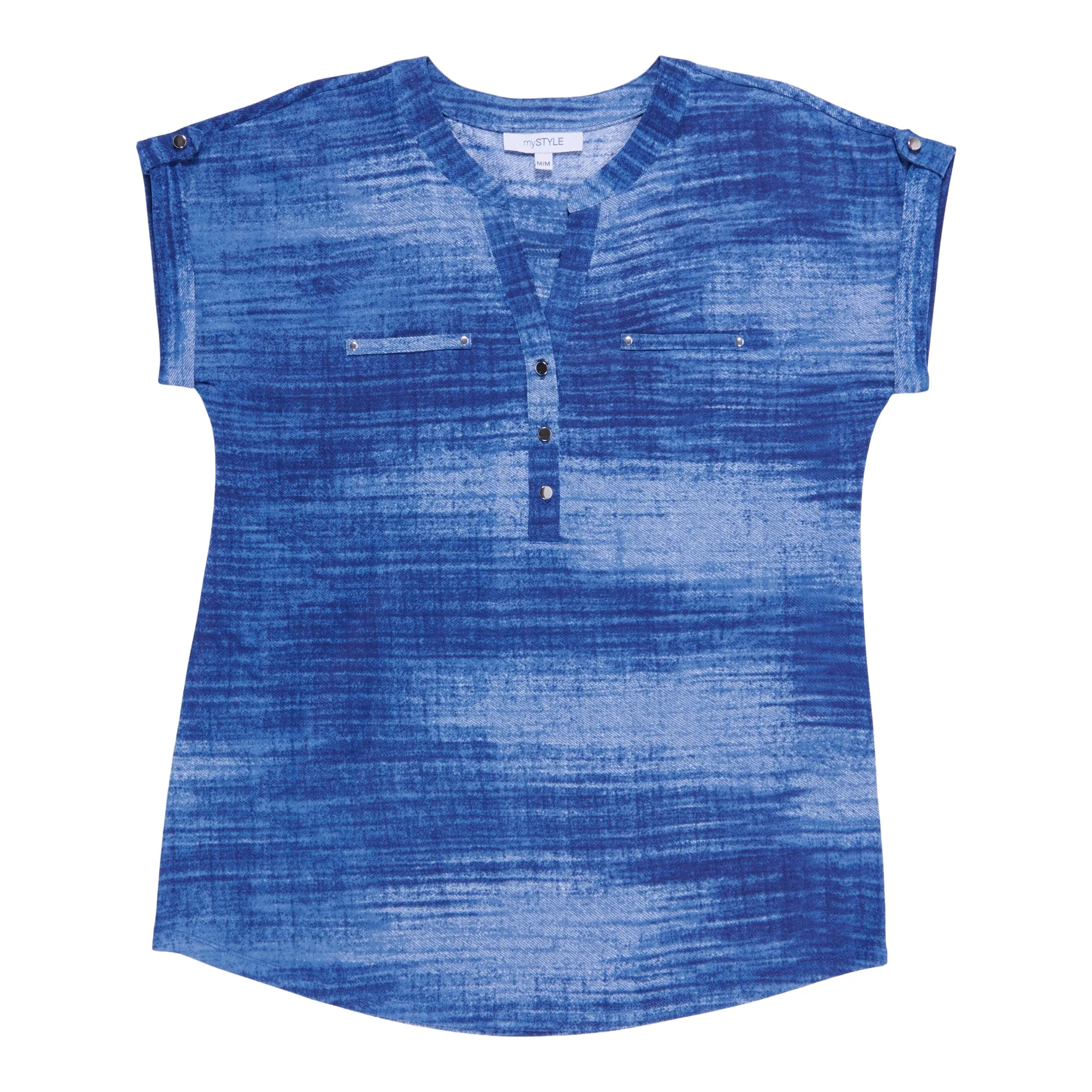 mySTYLE Women's Street Smart Denim Cap Sleeve Top sold by Giant Tiger product image thumbnail 4