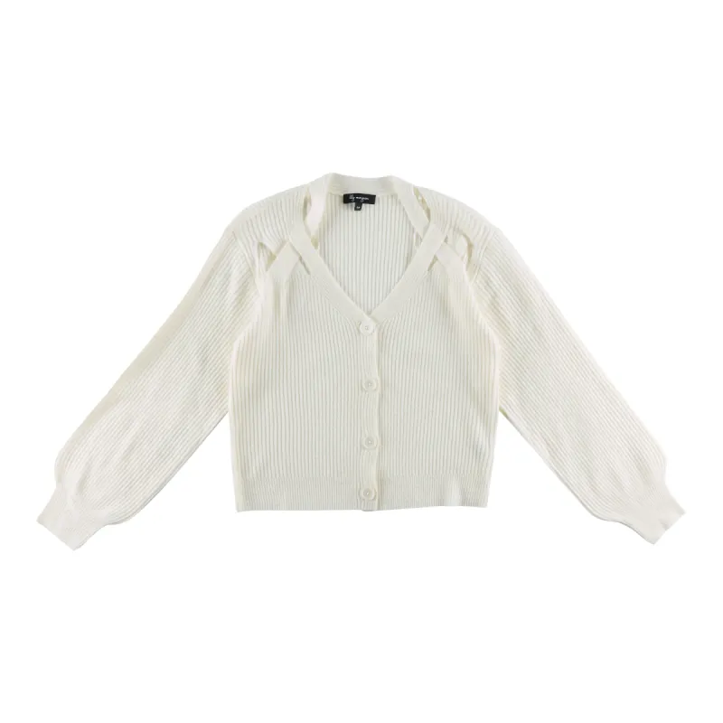 lily morgan Women's Twisted Ribbed Cardigan sold by Giant Tiger