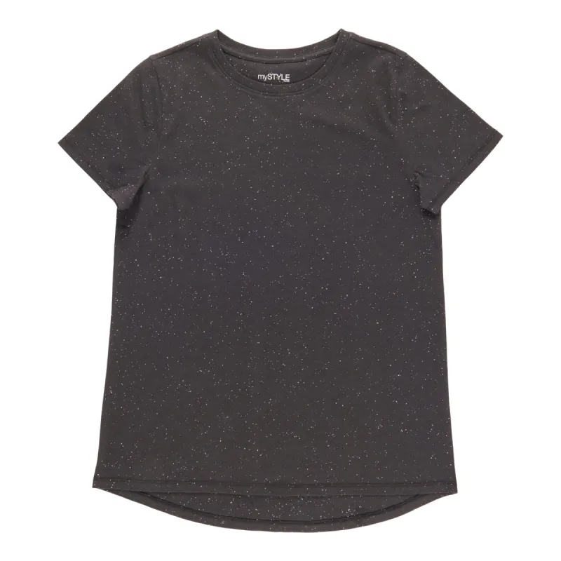 mySTYLE Women's Crew Neck Speckle T-Shirt sold by Giant Tiger