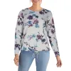 lily morgan Women's Round Neck Tie-Front Blouse sold by Giant Tiger