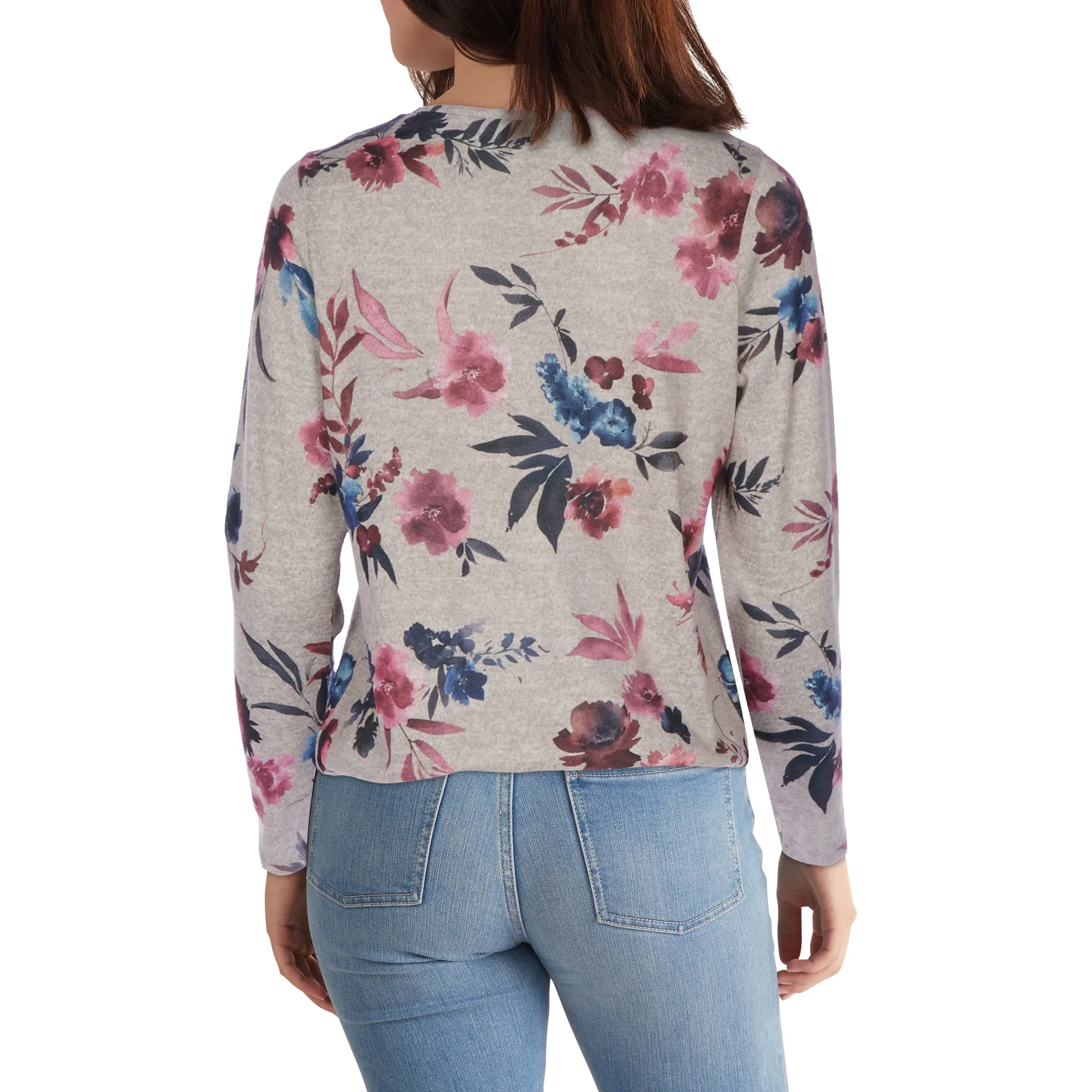 lily morgan Women's Round Neck Tie-Front Blouse sold by Giant Tiger product image thumbnail 4