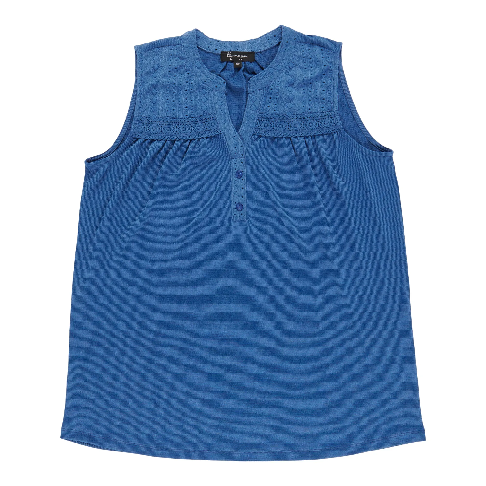 lily morgan Women's Exotic Solid Eyelet Cami sold by Giant Tiger product image thumbnail 2