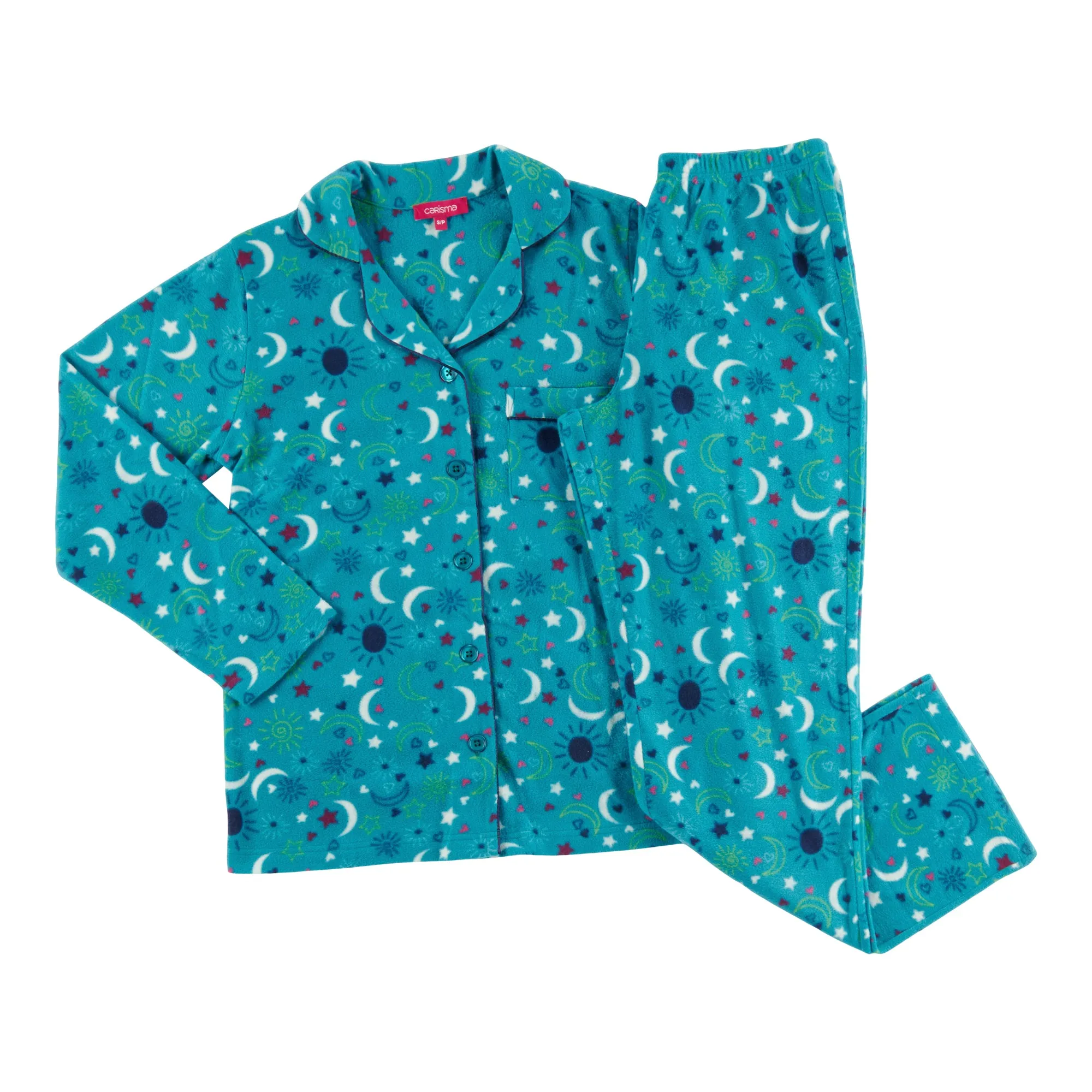 Carisma Women's Starry Nights Long Sleeve Collared PJ Set, 2-Piece sold by Giant Tiger product image thumbnail 2