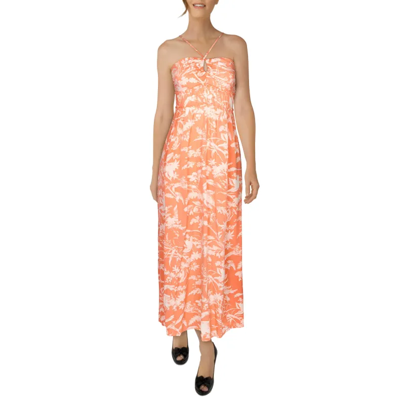 lily morgan Women's Tropical Halter Maxi Dress sold by Giant Tiger