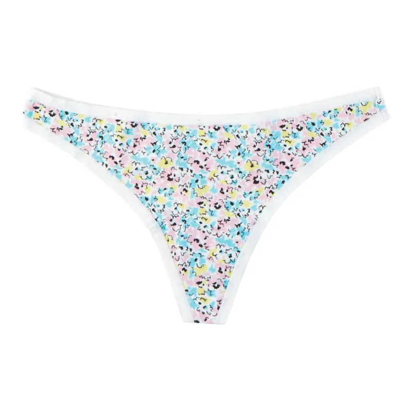 Carisma Women's Printed Cotton Fashion Thong sold by Giant Tiger
