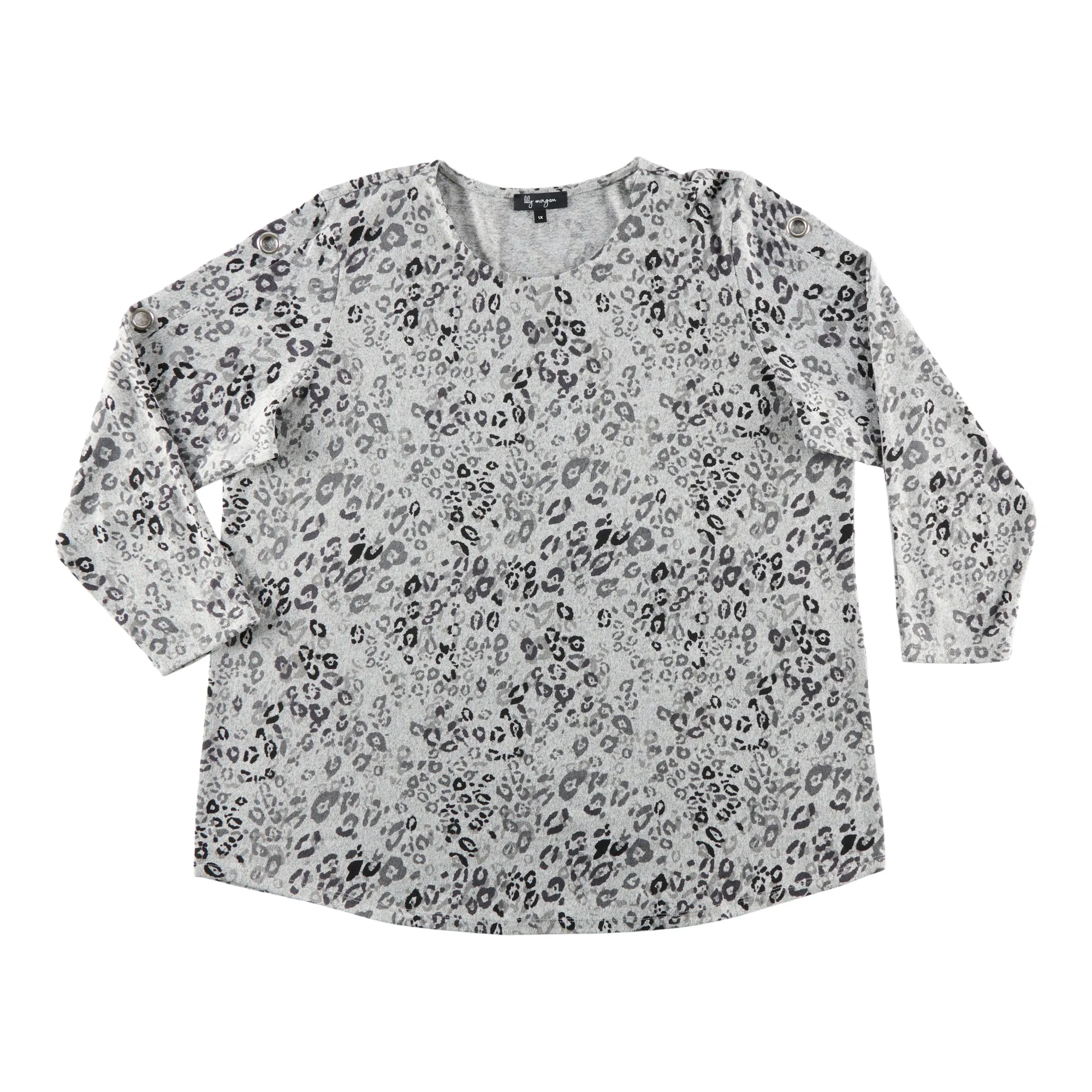 lily morgan Women's Plus Urban Chic Round Neck Blouse sold by Giant Tiger product image thumbnail 4