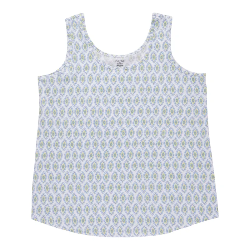 mySTYLE Women's Plus All Over Print Tank sold by Giant Tiger