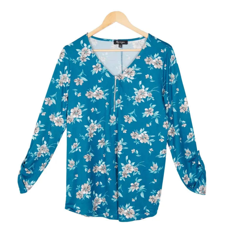 lily morgan Women's Modern Chic Printed Top sold by Giant Tiger