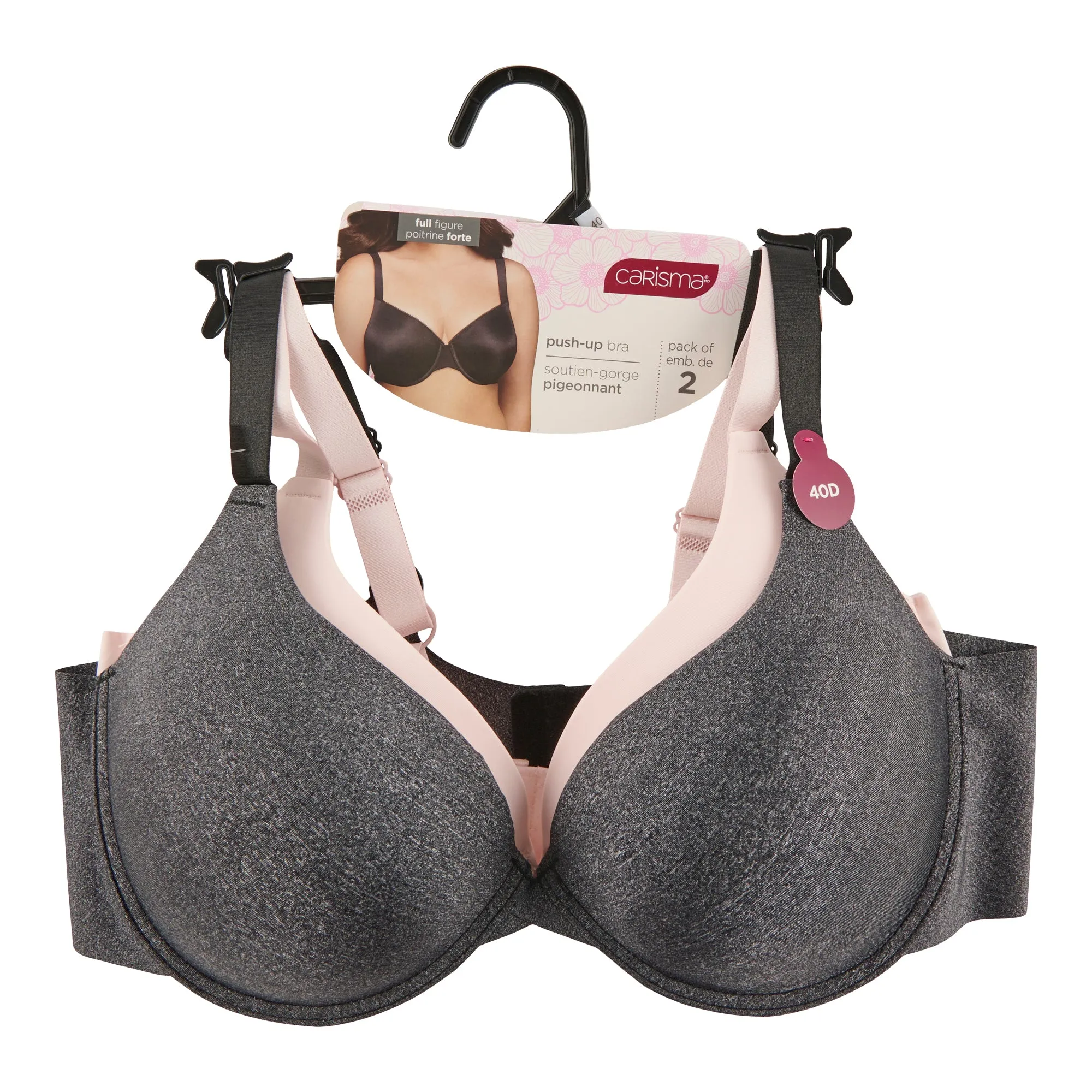 Carisma Women's Plus Smooth Bras, 2-Pack sold by Giant Tiger product image thumbnail 2