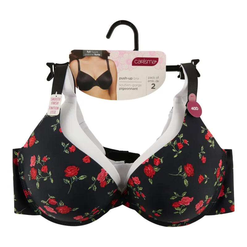 Carisma Women's Plus Smooth Bras, 2-Pack sold by Giant Tiger